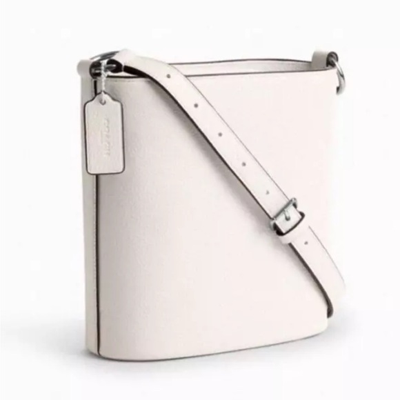 New Coach CR153 Sophie Bucket Bag Pebble Leather Chalk - Picture 6 of 6